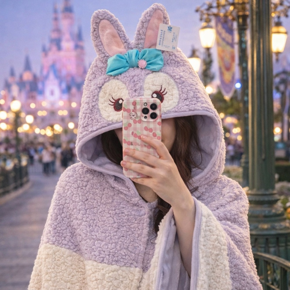 Disney StellaLou Hooded Wearable Loungewear Blanket NWT – Shanghai Disney